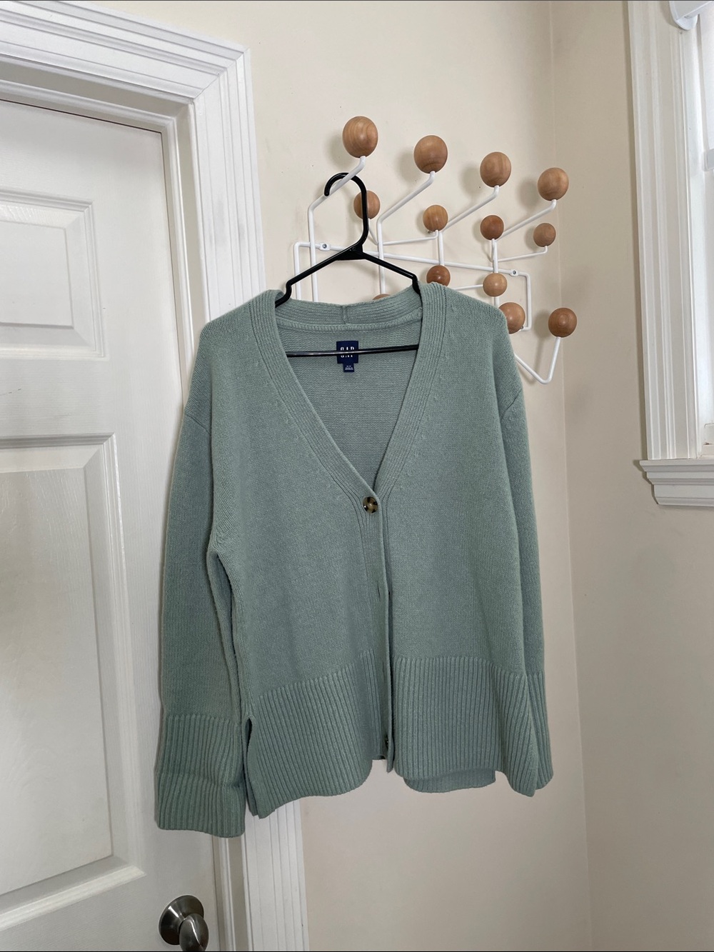 GAP Baggy Cozy Cardigan Sweater Sage Green XS